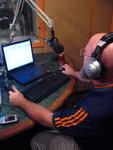 Jay using Groove's bastardized FrankenLaptop