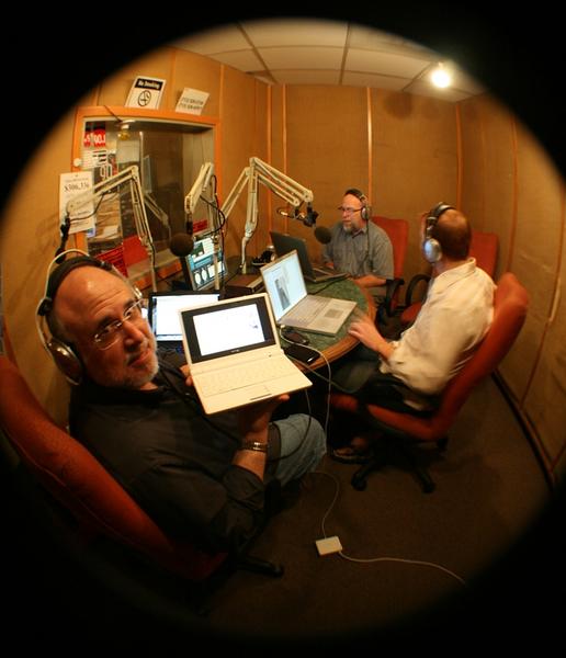 Dwight, Barrett and Jay in the studio
